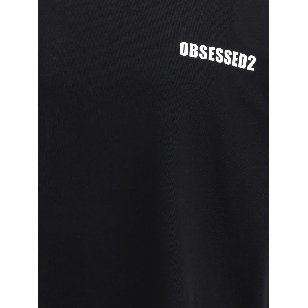 T-shirt Dsquared2 Obsessed2 blanc