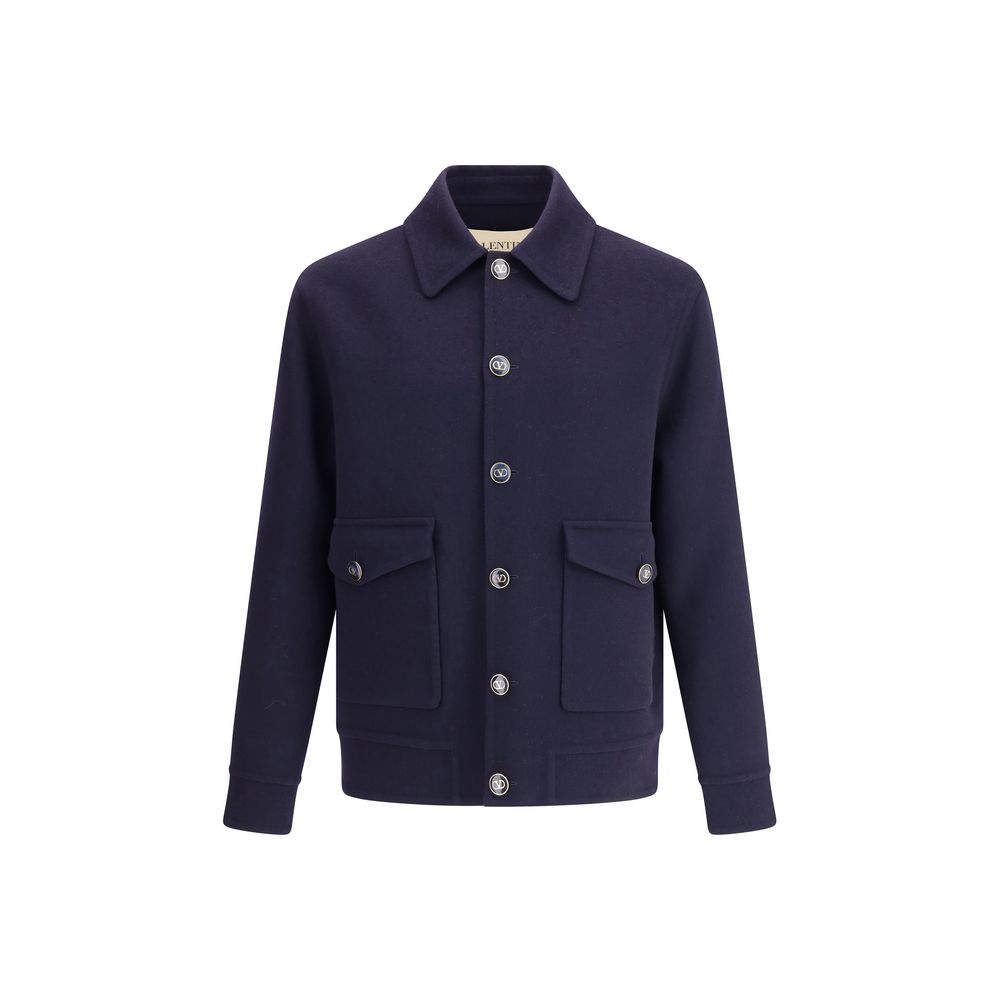 Veste Valentino en laine vierge noire