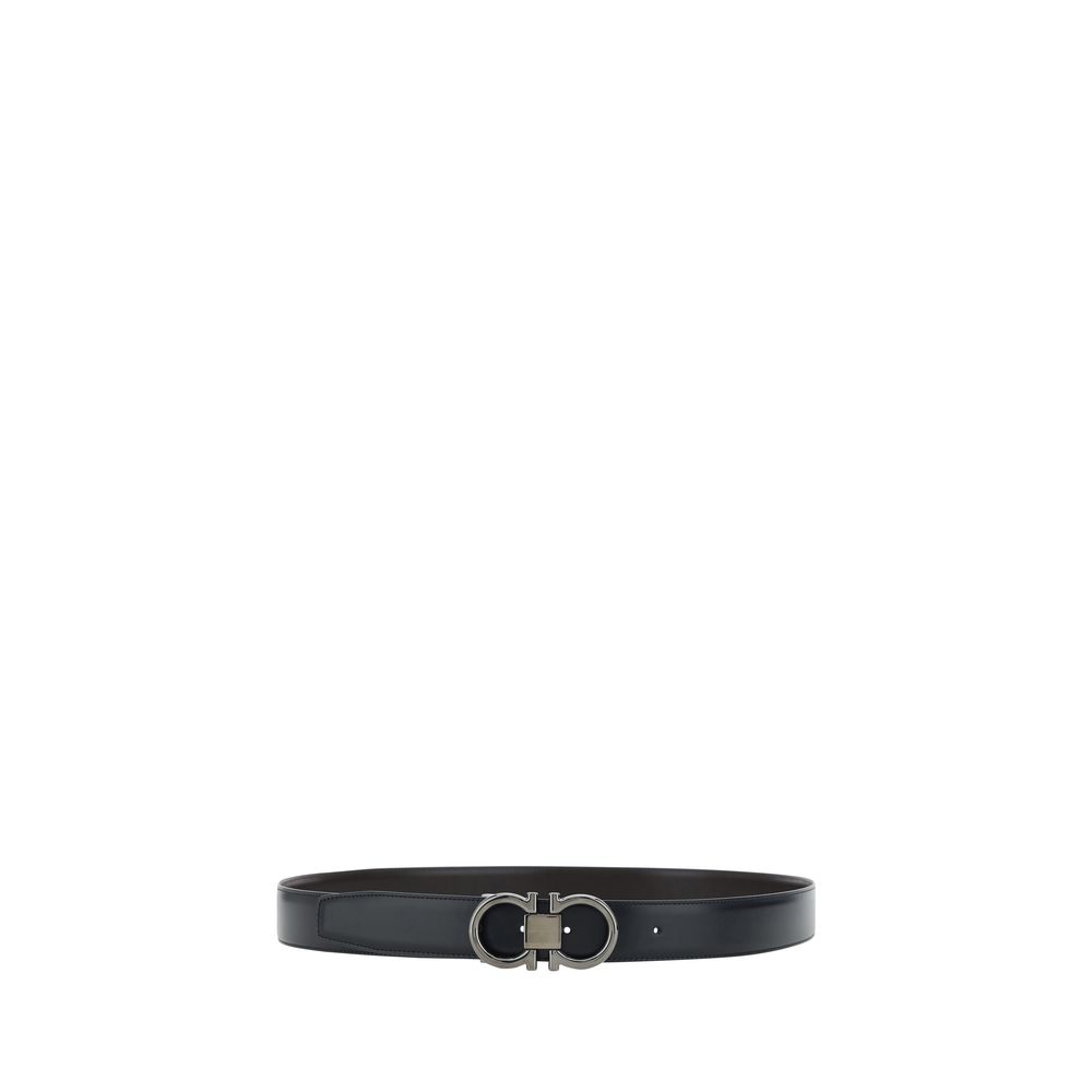 Ceinture Ferragamo Gancini noire