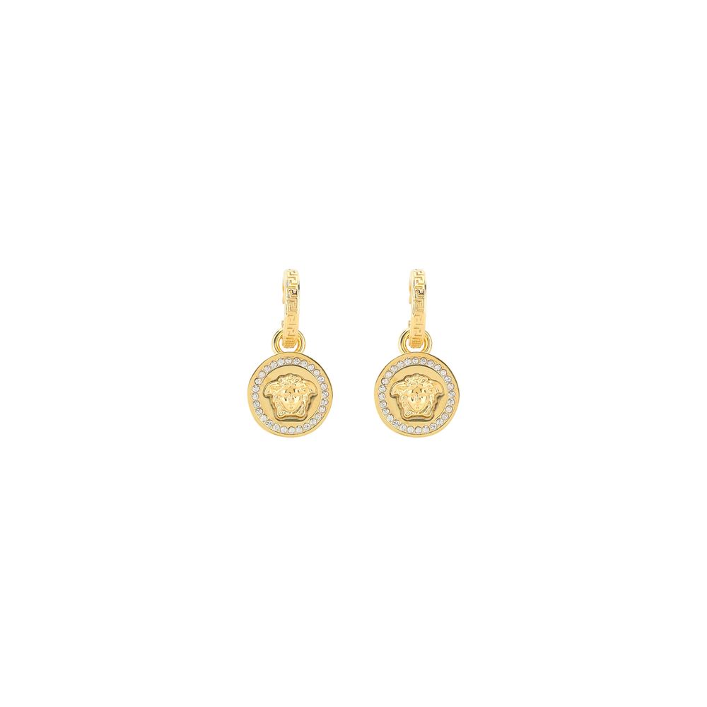 Boucles d'oreilles Versace Medusa dorées