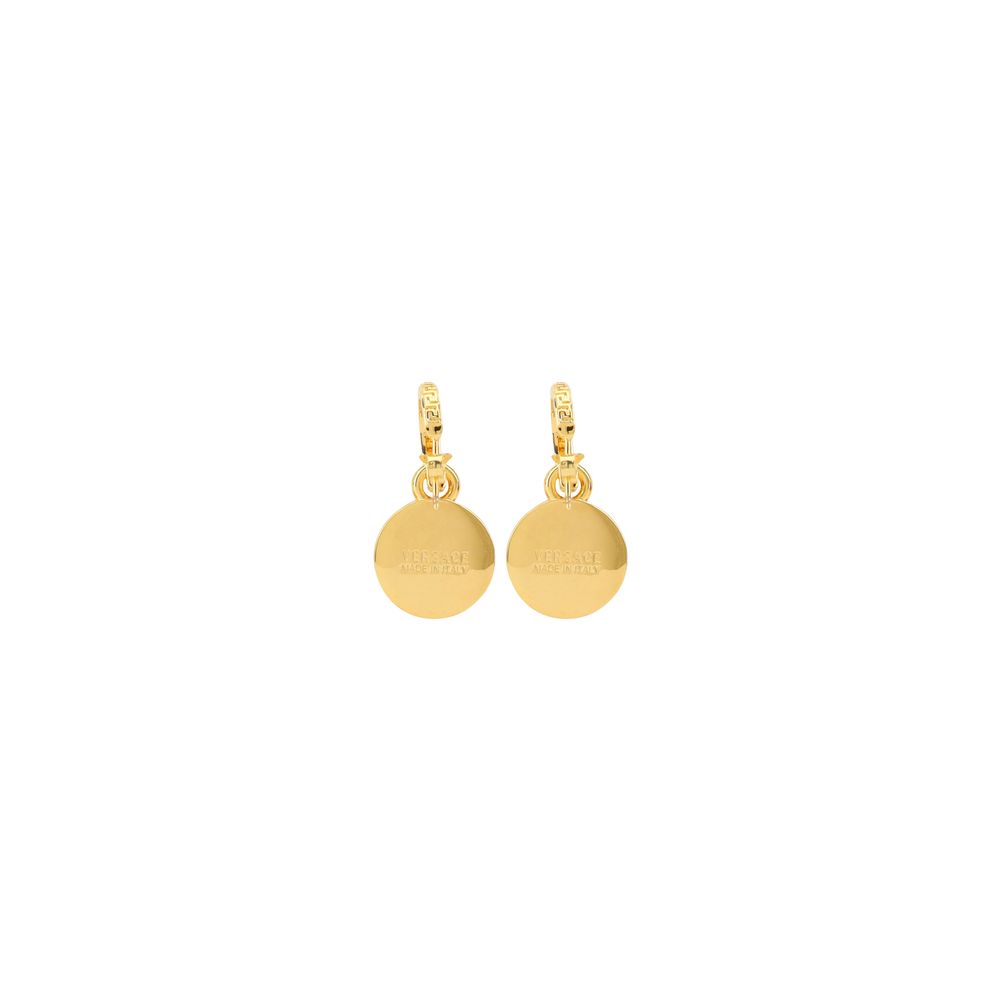 Boucles d'oreilles Versace Medusa dorées