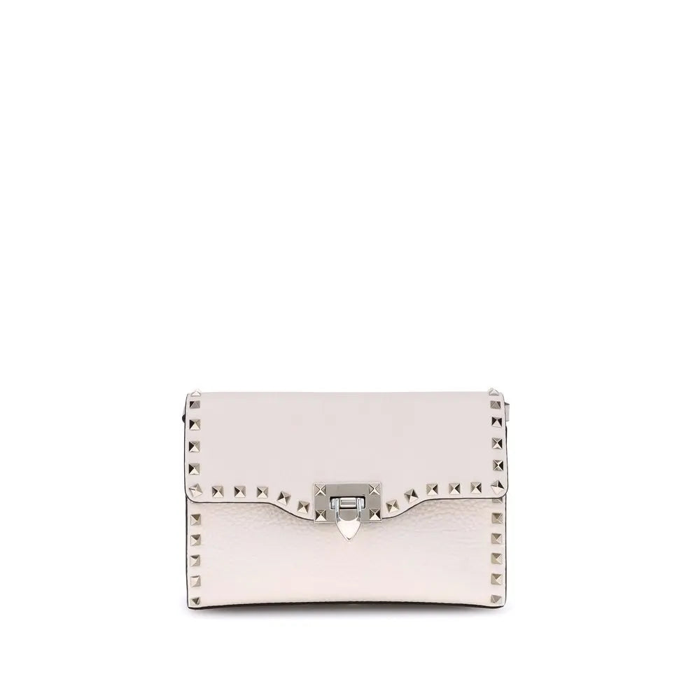 Sac bandoulière Valentino Garavani Rockstud crème Valentino Garavani