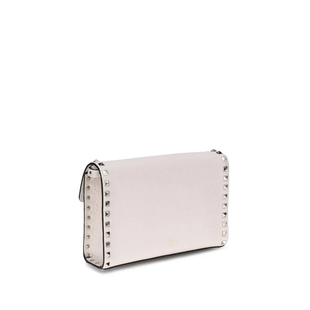 Sac bandoulière Valentino Garavani Rockstud crème Valentino Garavani