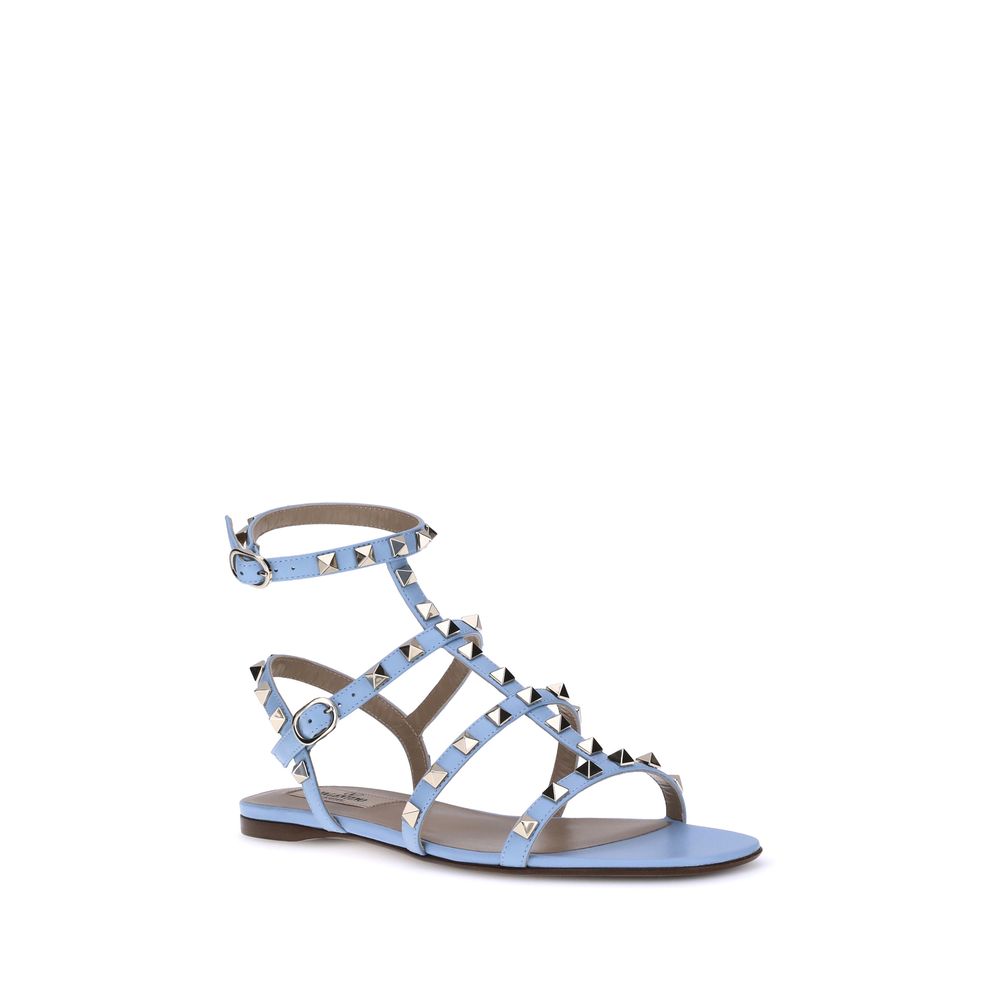 Sandales Valentino Garavani Rockstud noires