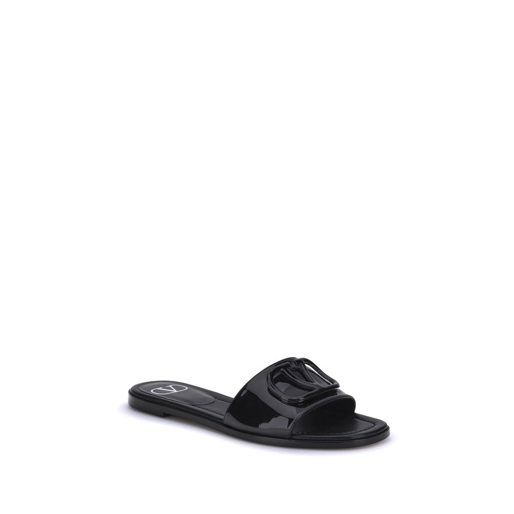 Sandales Valentino Garavani VLogo noires