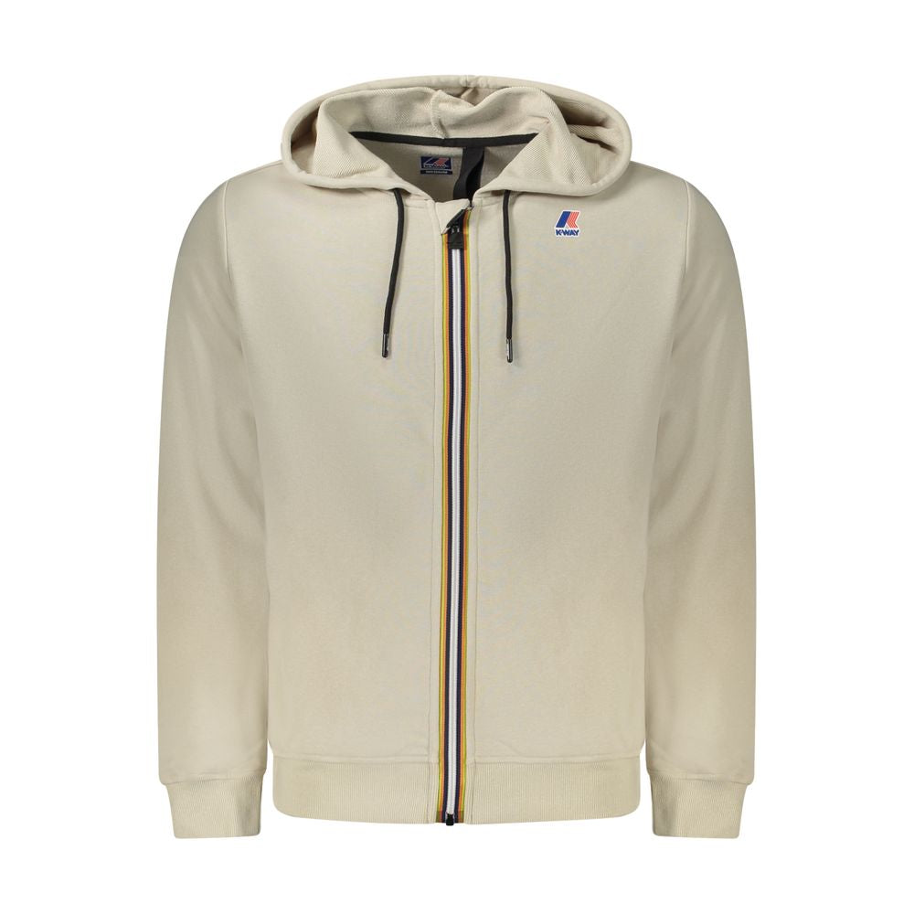 Sweat à capuche K-WAY beige