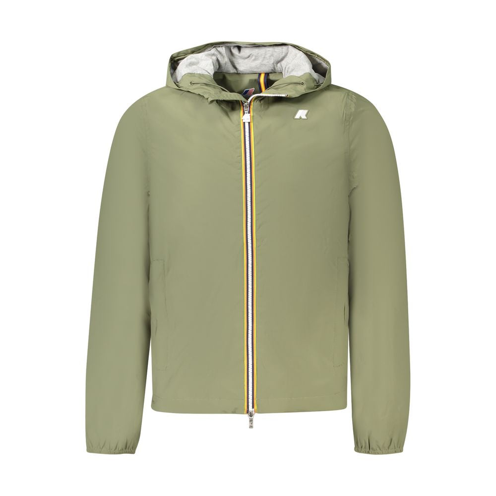 Veste K-WAY à capuche verte