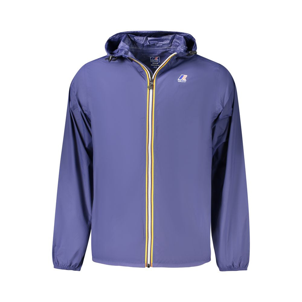 Veste K-WAY à capuche bleue