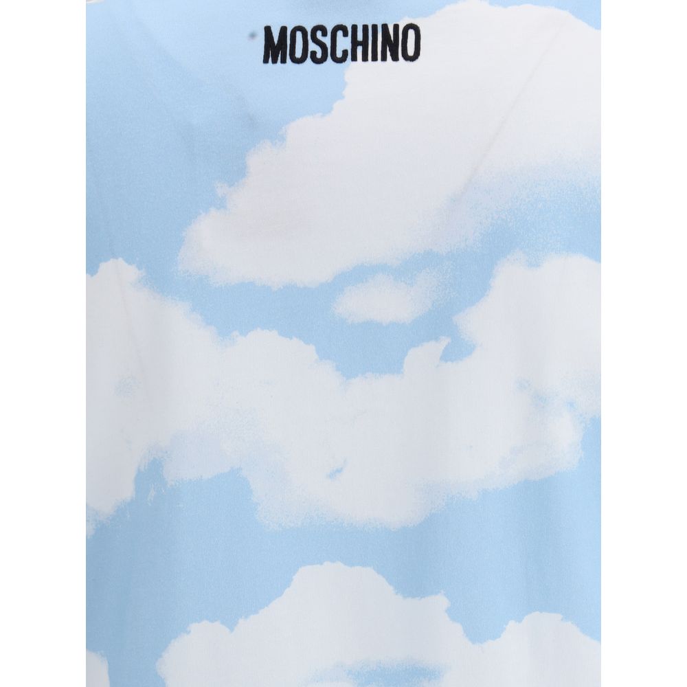 T-shirt Moschino cloud blanc