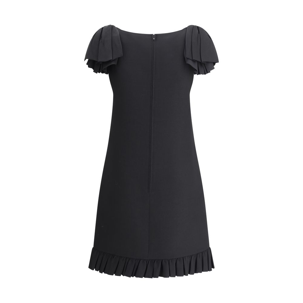 Robe Valentino avec nœuds noire