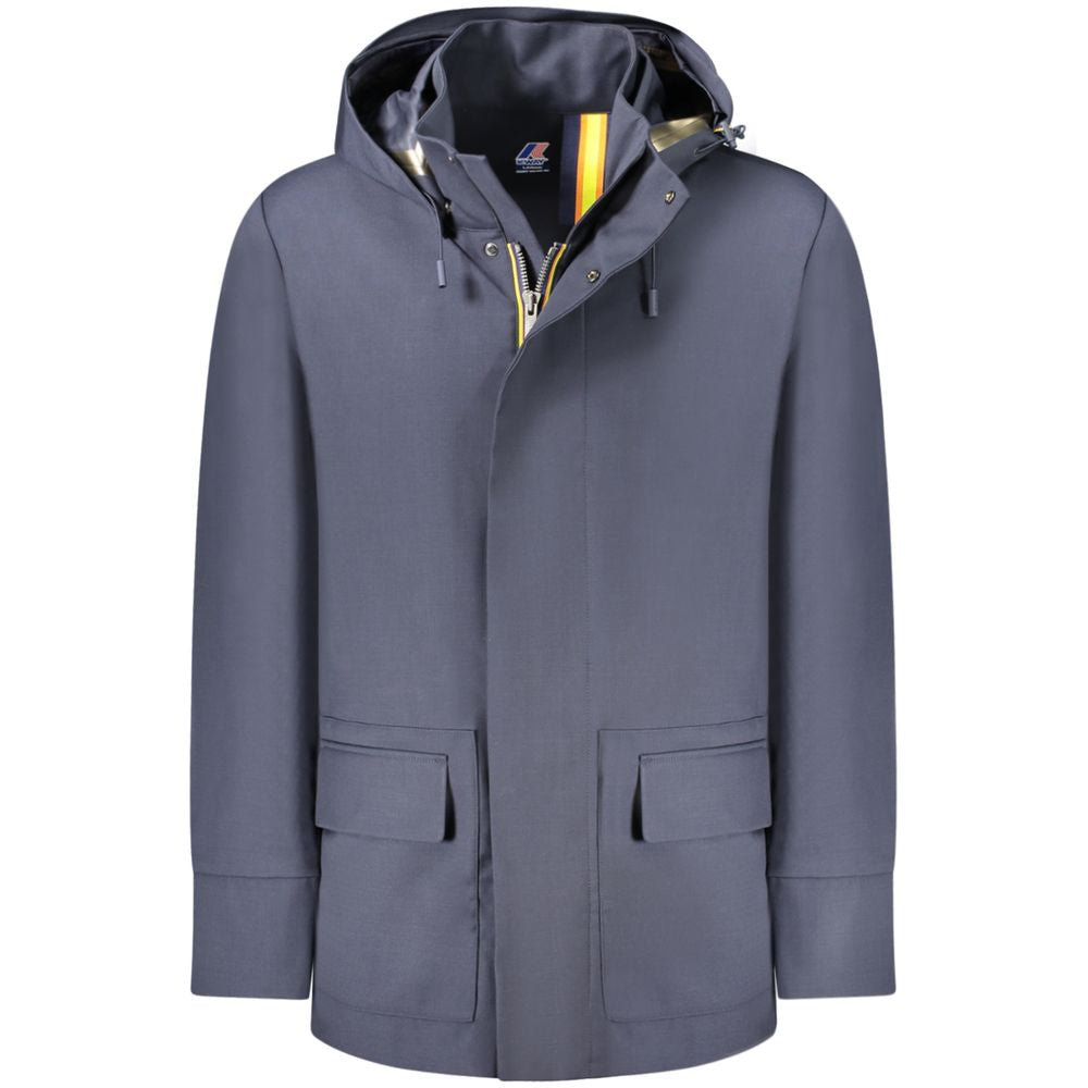 Veste bleue laine bleu