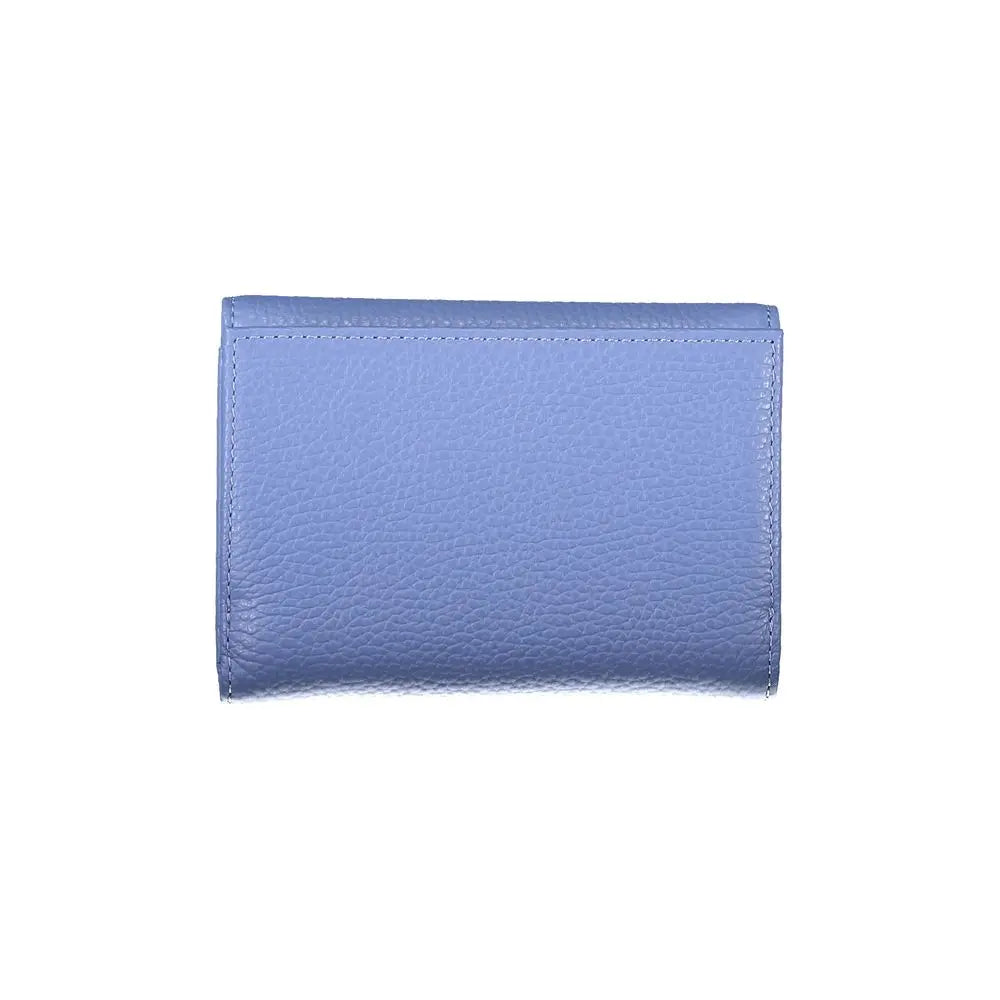 Portefeuille Metallic bleu Coccinelle