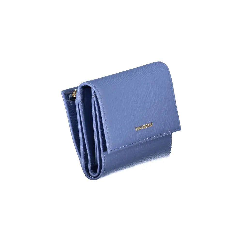 Portefeuille Metallic bleu Coccinelle