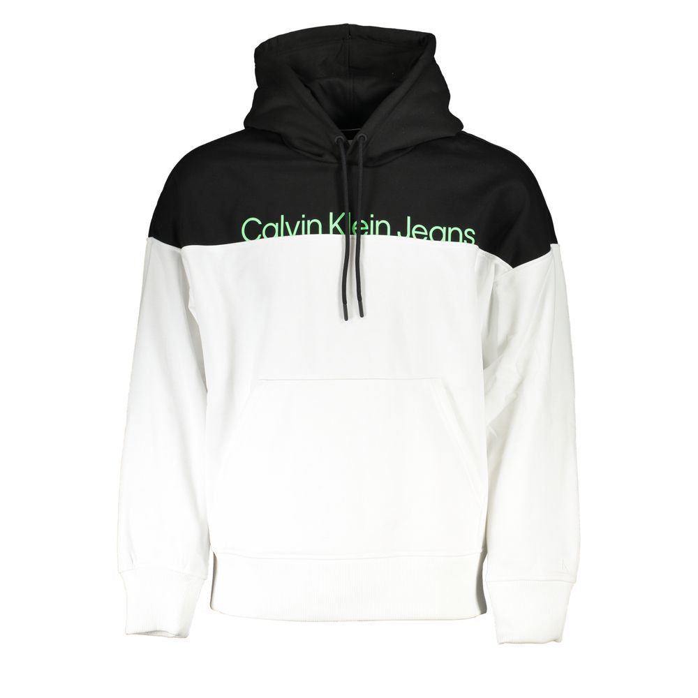 Sweat-shirt marque inconnue à capuche blanc