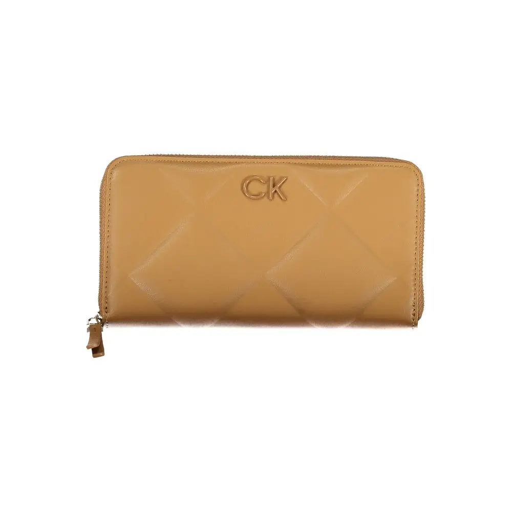 Portefeuille marron Calvin Klein
