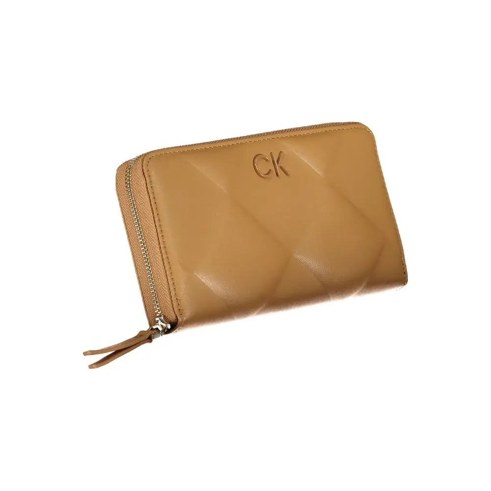 Portefeuille marron Calvin Klein