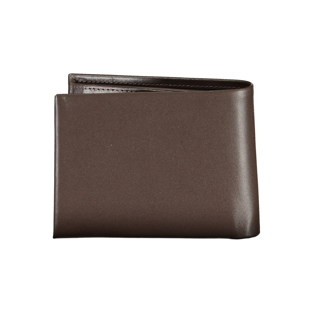 Portefeuille marron cuir marron