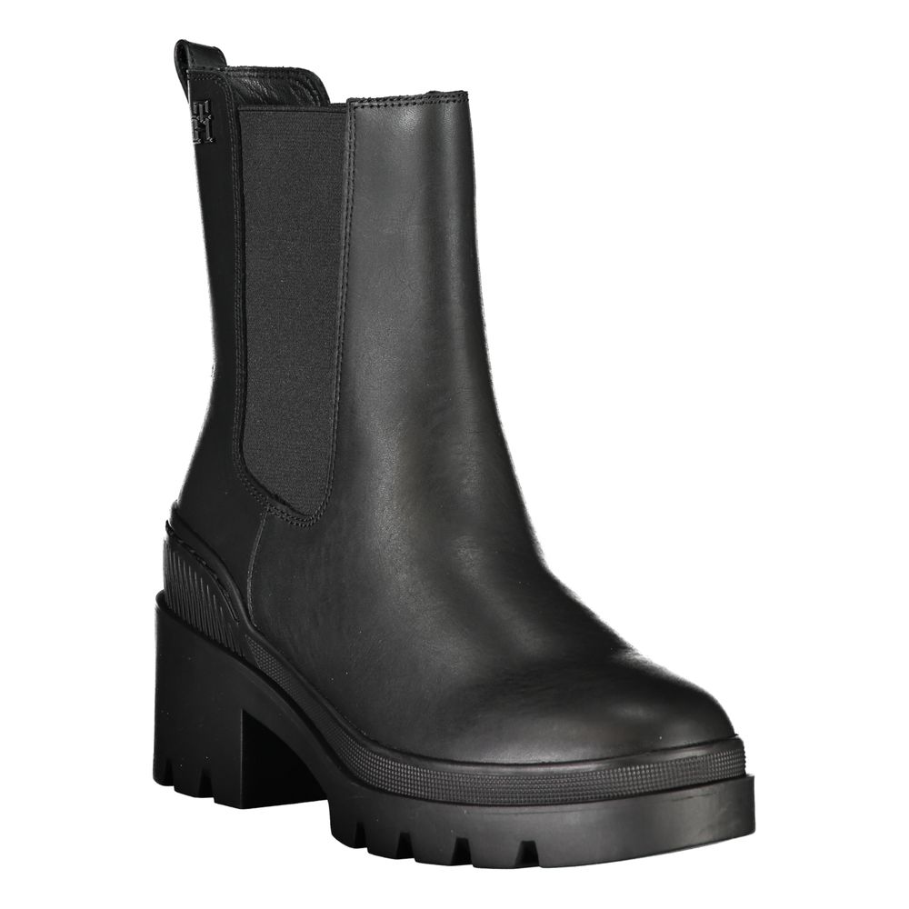 Bottines avec logo noires