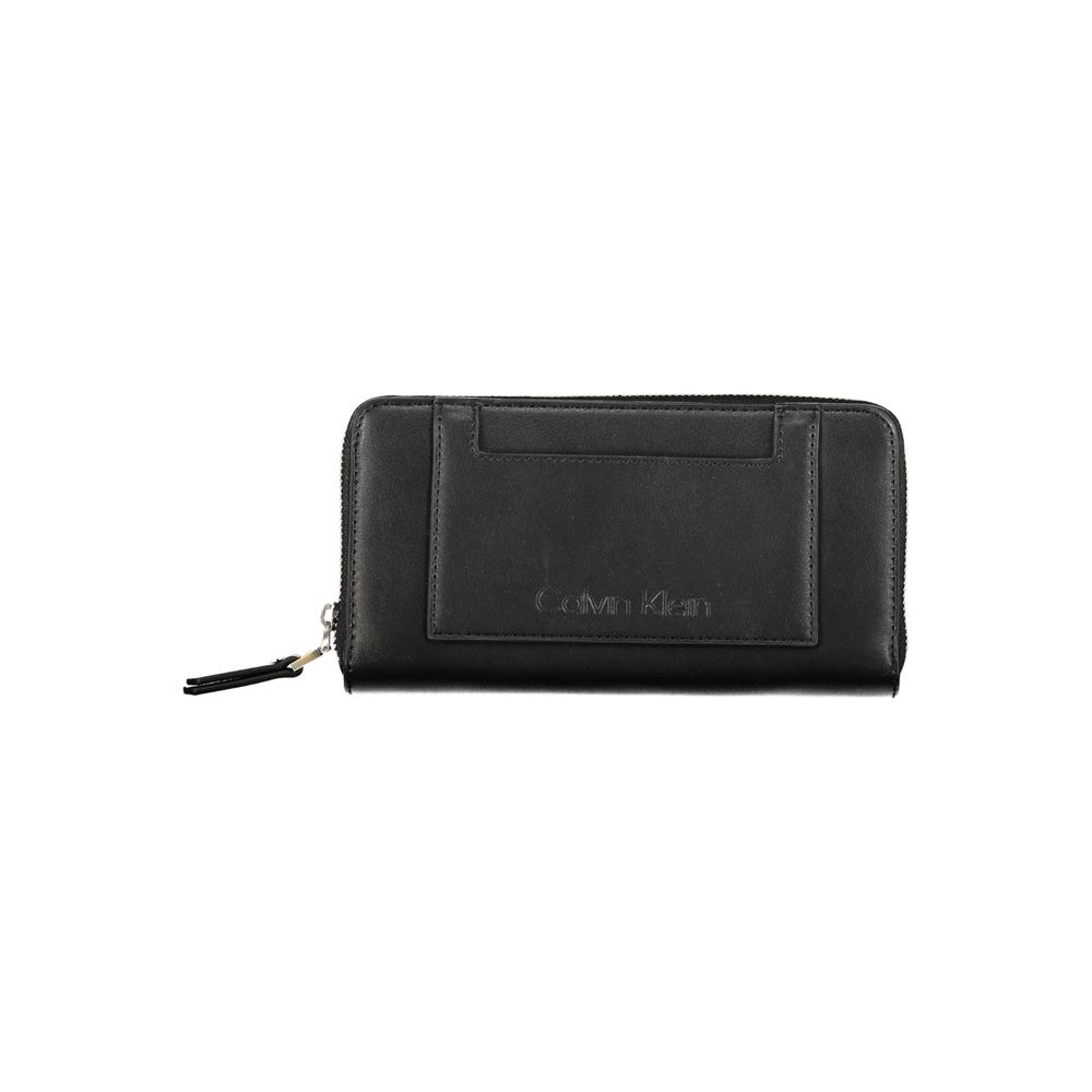Portefeuille noir 50% recyclé noir