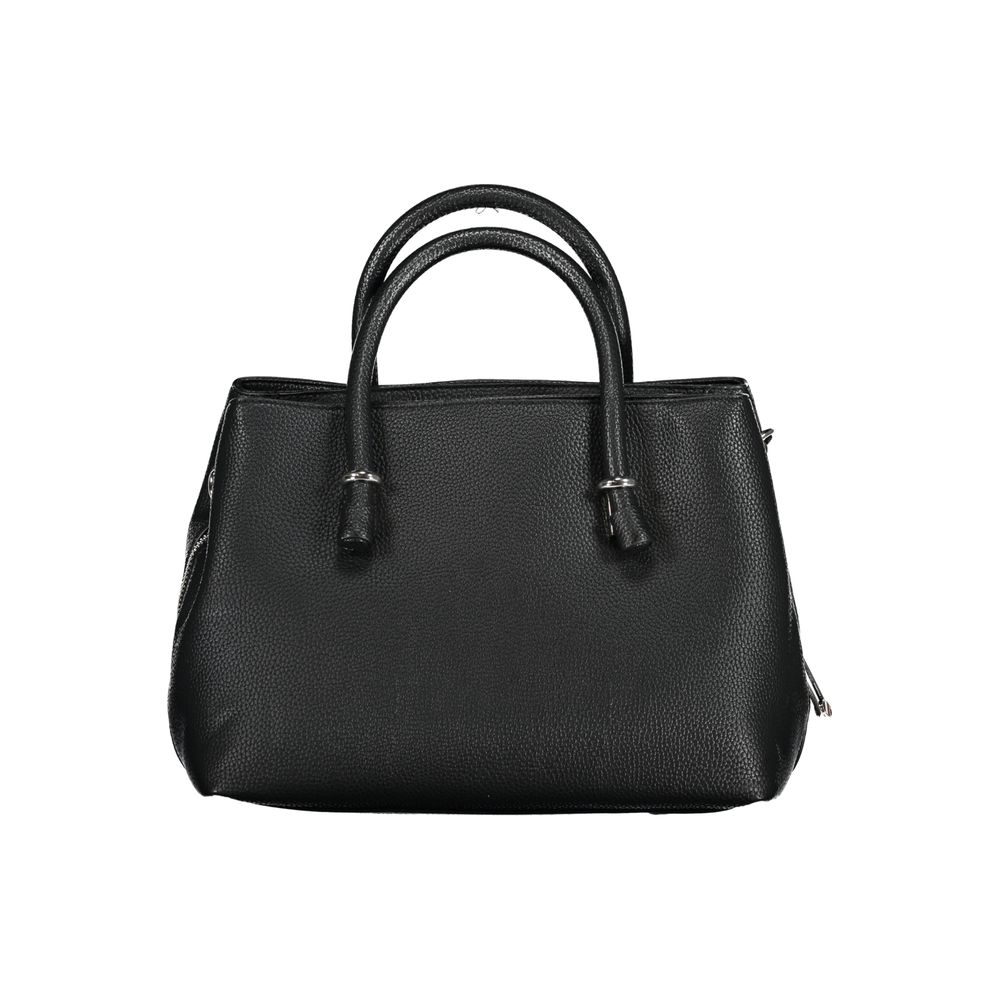 Sac à main noir avec logo noir