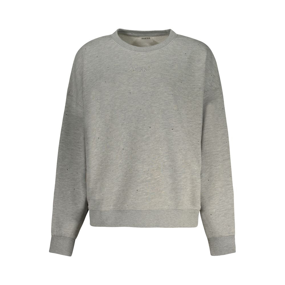 Sweatshirt grise à strass