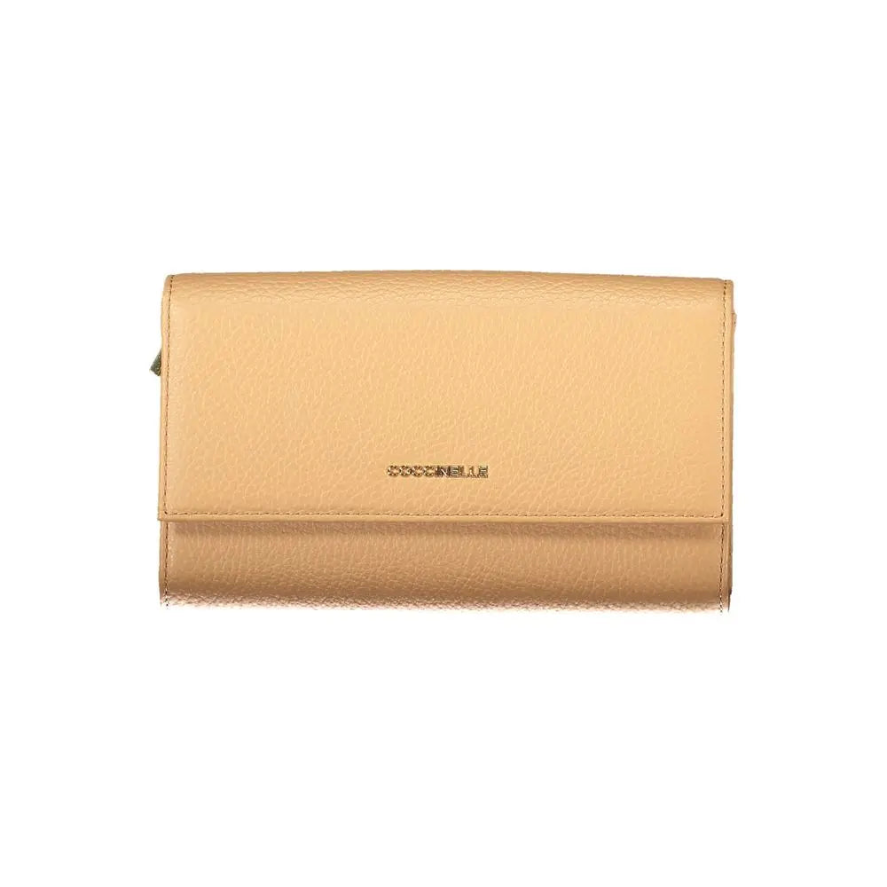 Portefeuille Coccinelle Metallic Soft marron Coccinelle