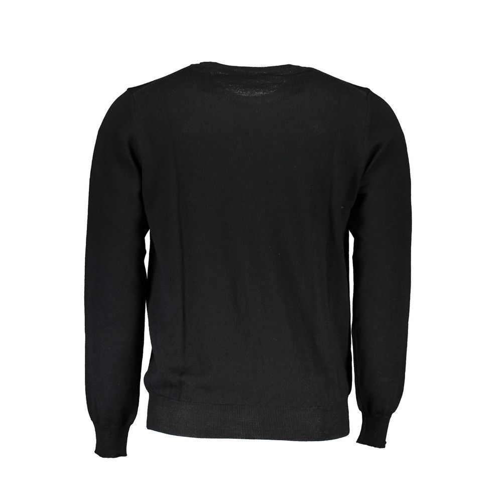Pull Hydrowool noir col rond noir