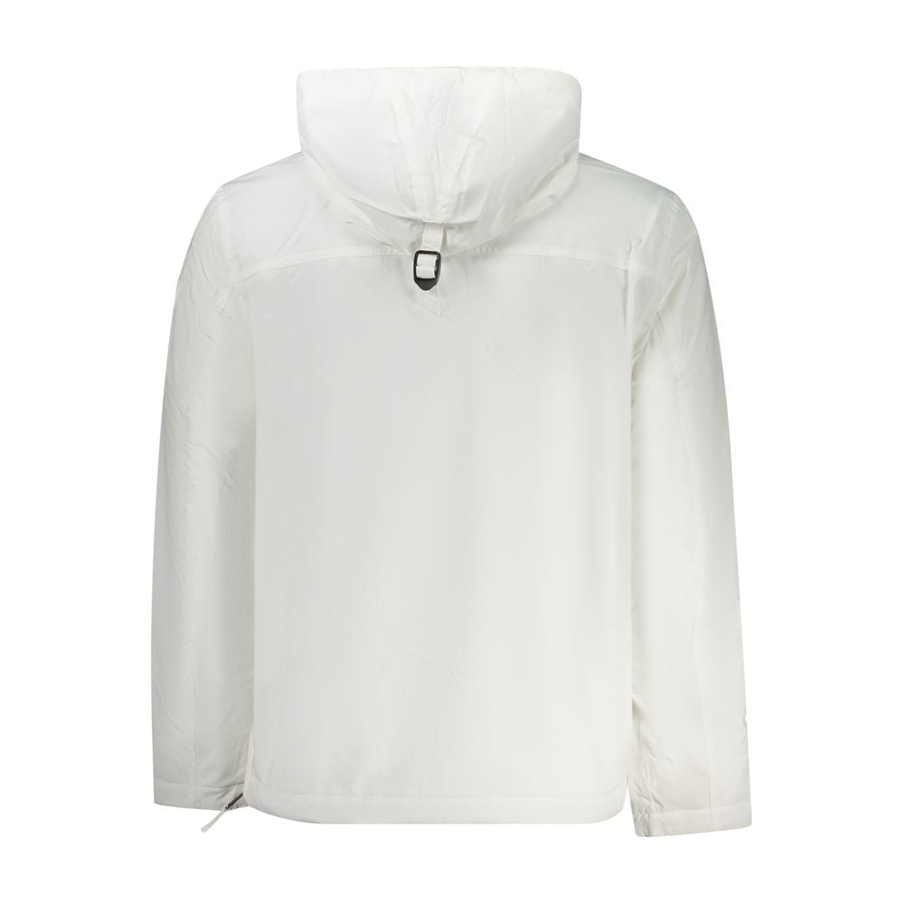 Veste Rainforest à capuche blanche