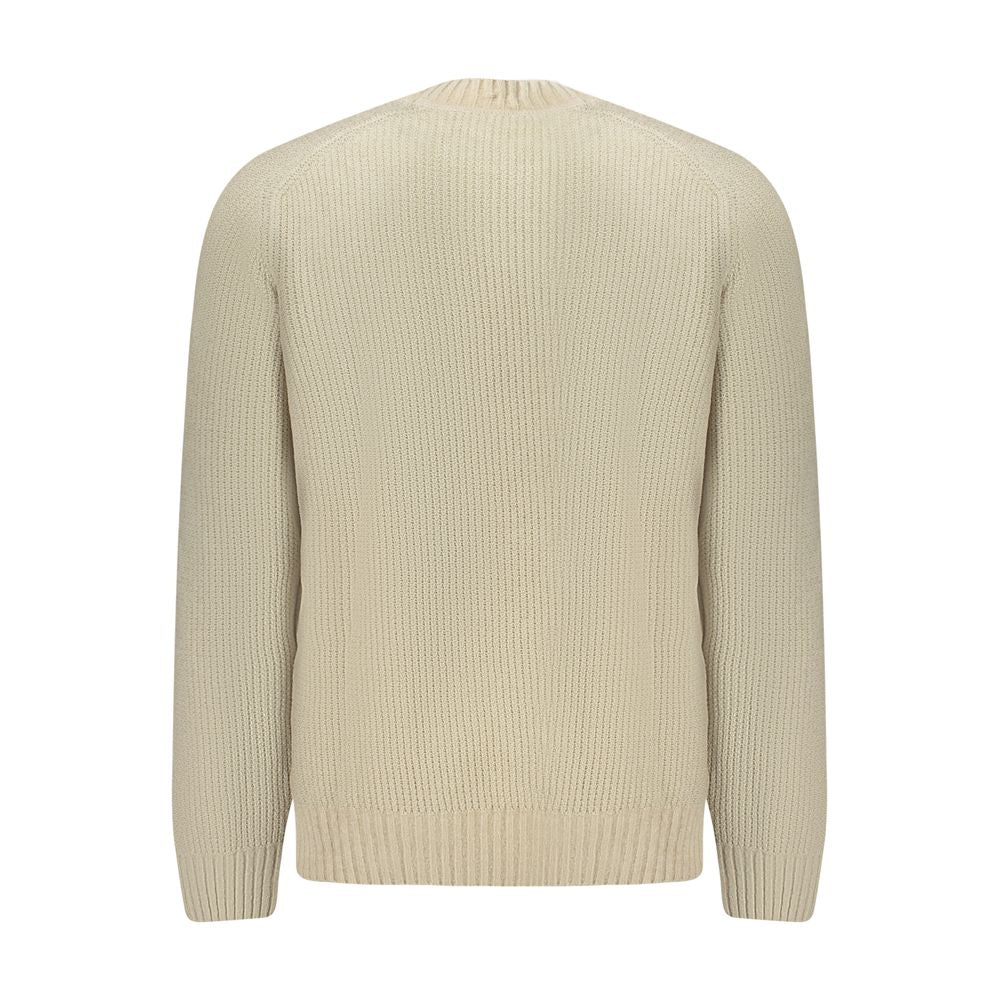 Pull long à manches Chenille beige