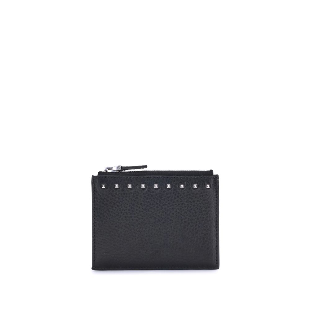 Porte-cartes Valentino Garavani Rockstud noir
