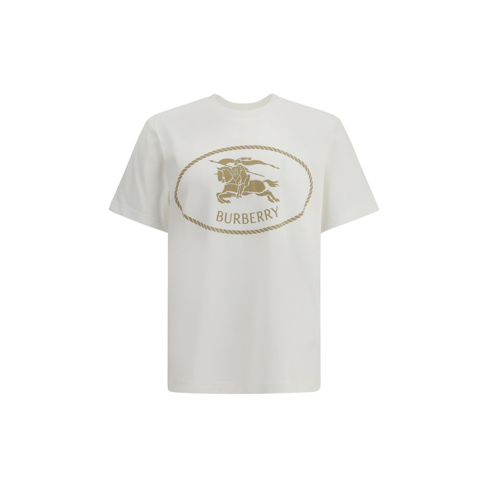 T-shirt Burberry Equestrian Knight blanc