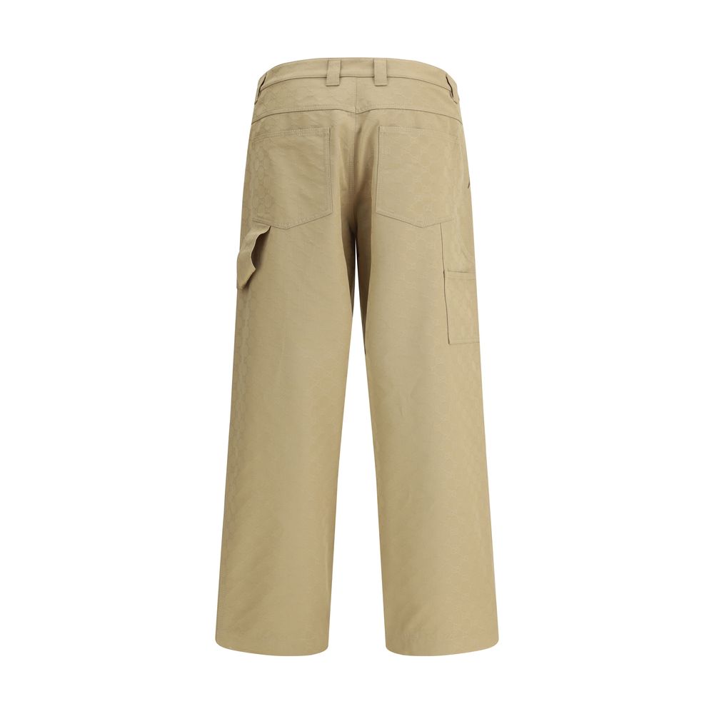 Pantalons Gucci GG noirs