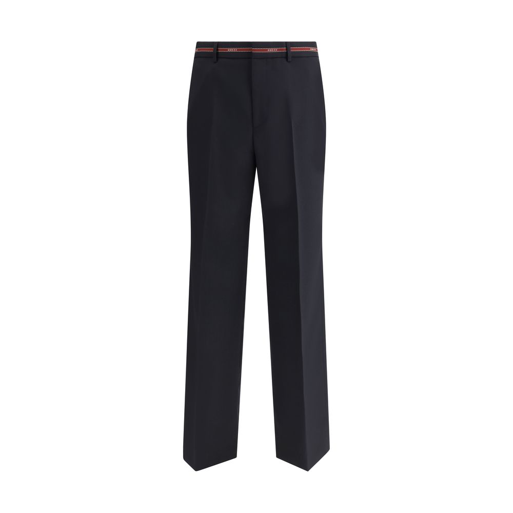 Pantalons Gucci avec selvedge rouges