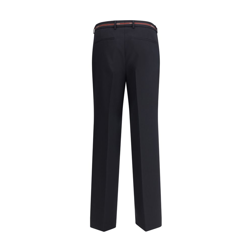 Pantalons Gucci avec selvedge rouges