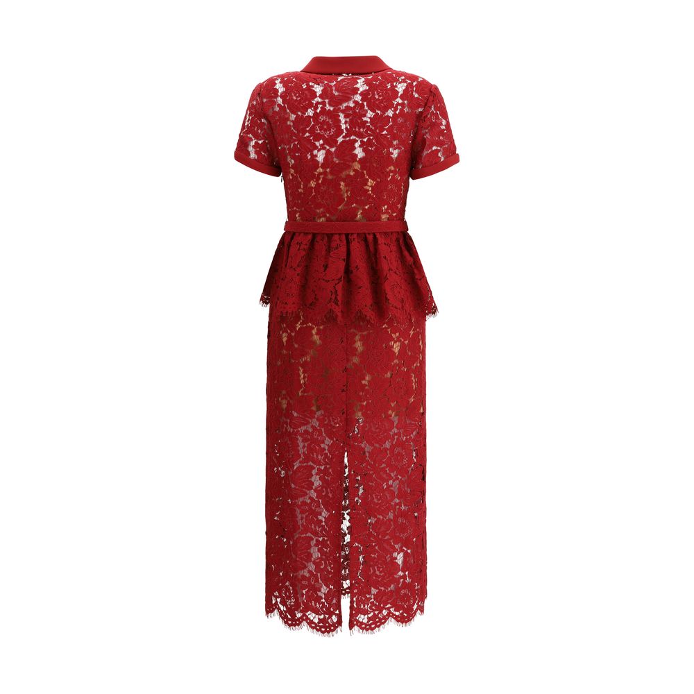 Robe midi Self-Portrait noire