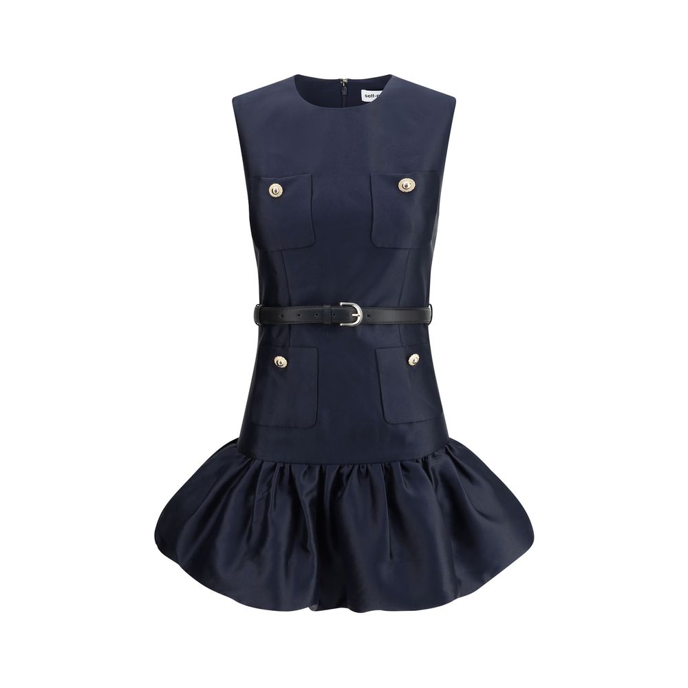 Robe courte Self-Portrait noire