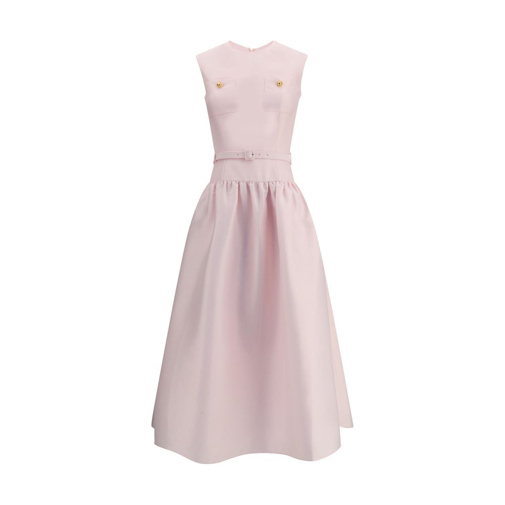 Robe longue Self-Portrait taffeta noire