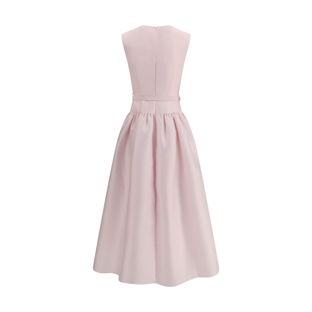 Robe longue Self-Portrait taffeta noire