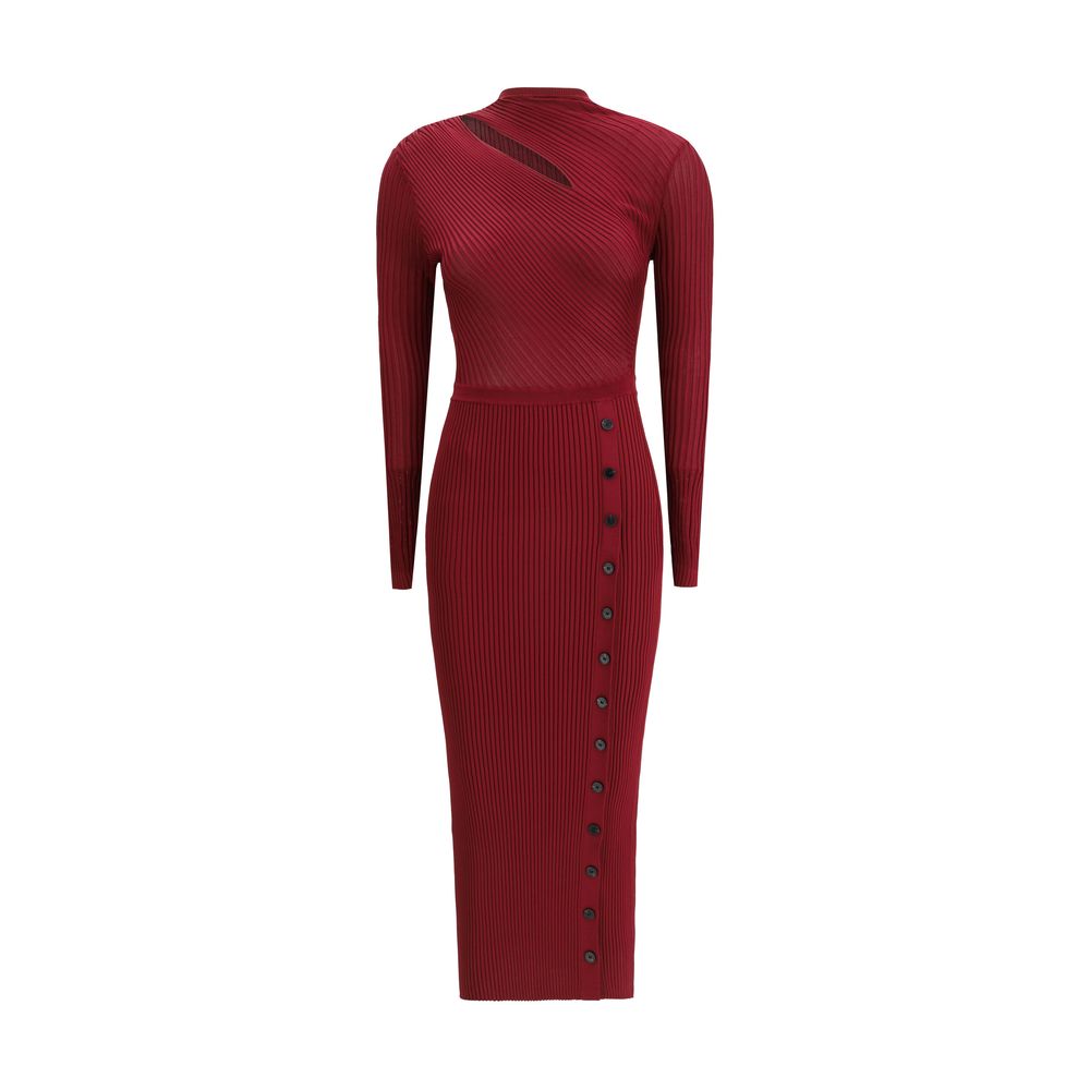 Robe midi Ribbed noire