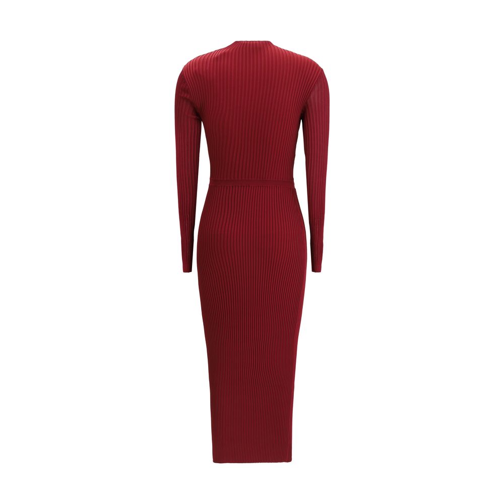 Robe midi Ribbed noire