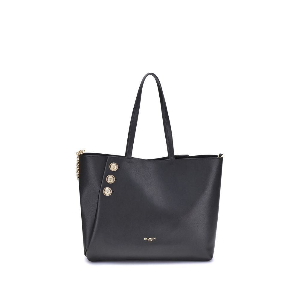 Sac cabas Balmain Emblème noir