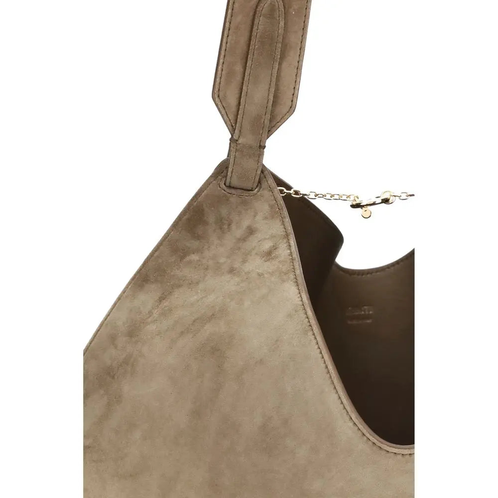 Sac à épaule Khaite Lotus beige Khaite