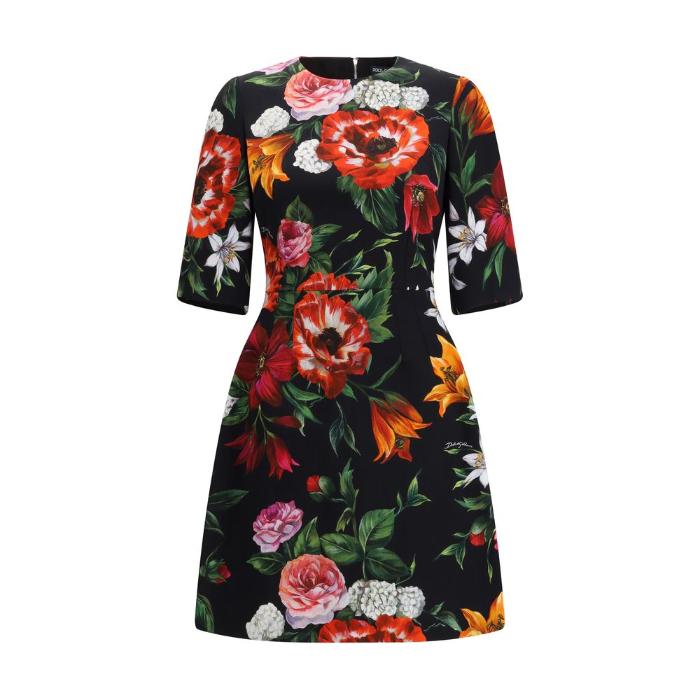 Robe midi Dolce&Gabbana florale multicolore