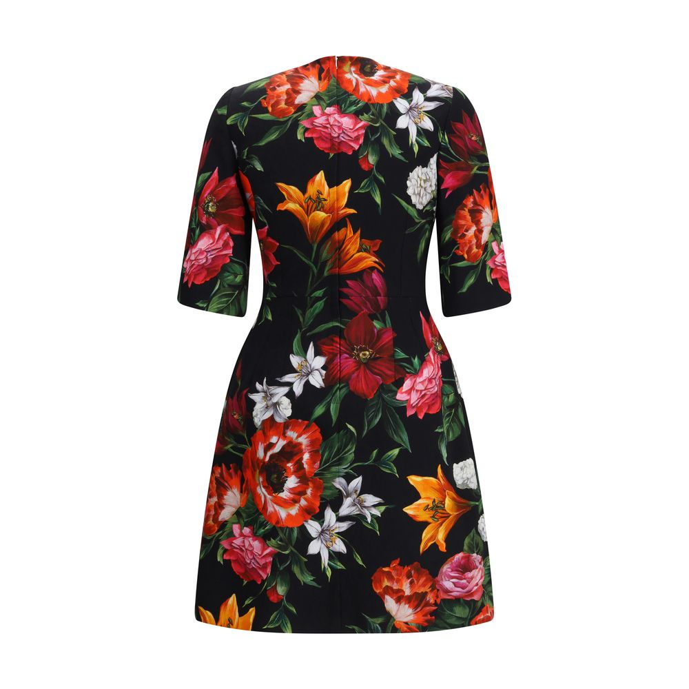 Robe midi Dolce&Gabbana florale multicolore