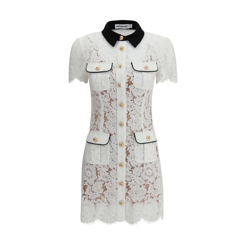 Robe Self-Portrait courte noire