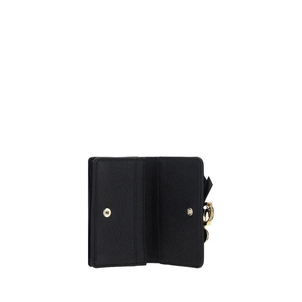 Portefeuille Chloé Alphabet cuir grained Chloé
