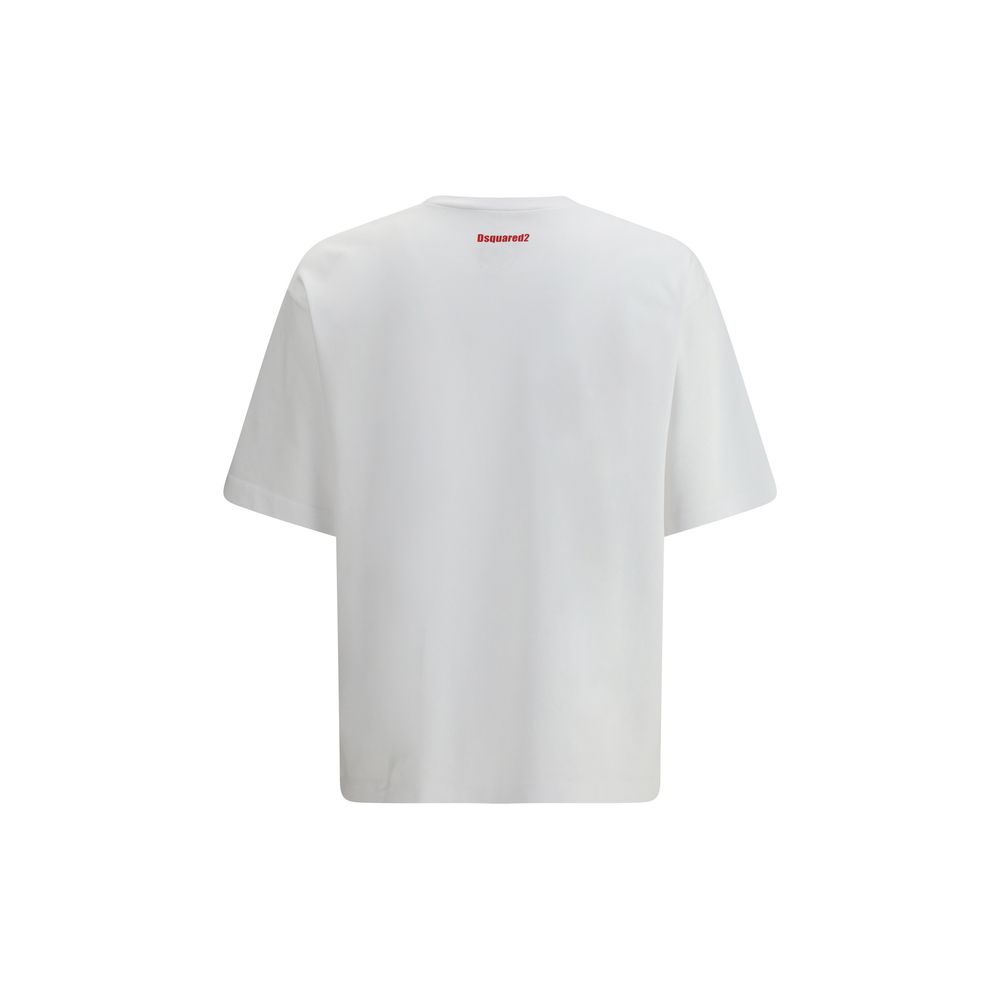 T-shirt Dsquared2 Obsessed2 blanc