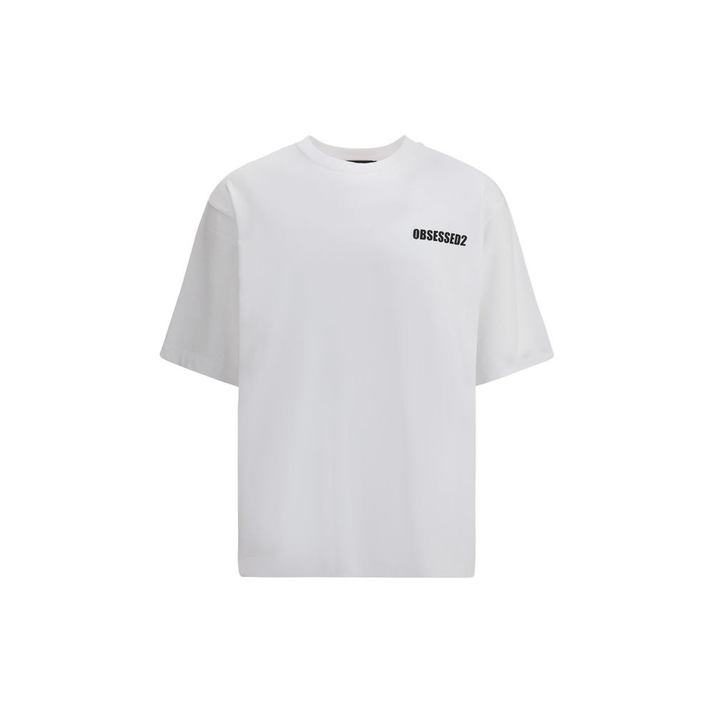 T-Shirt Dsquared2 Obsessed2 blanc