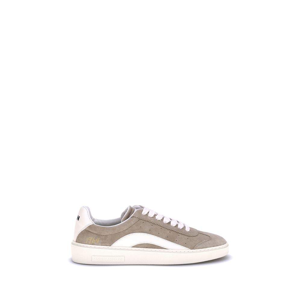 Baskets Dsquared2 en cuir suédé grises