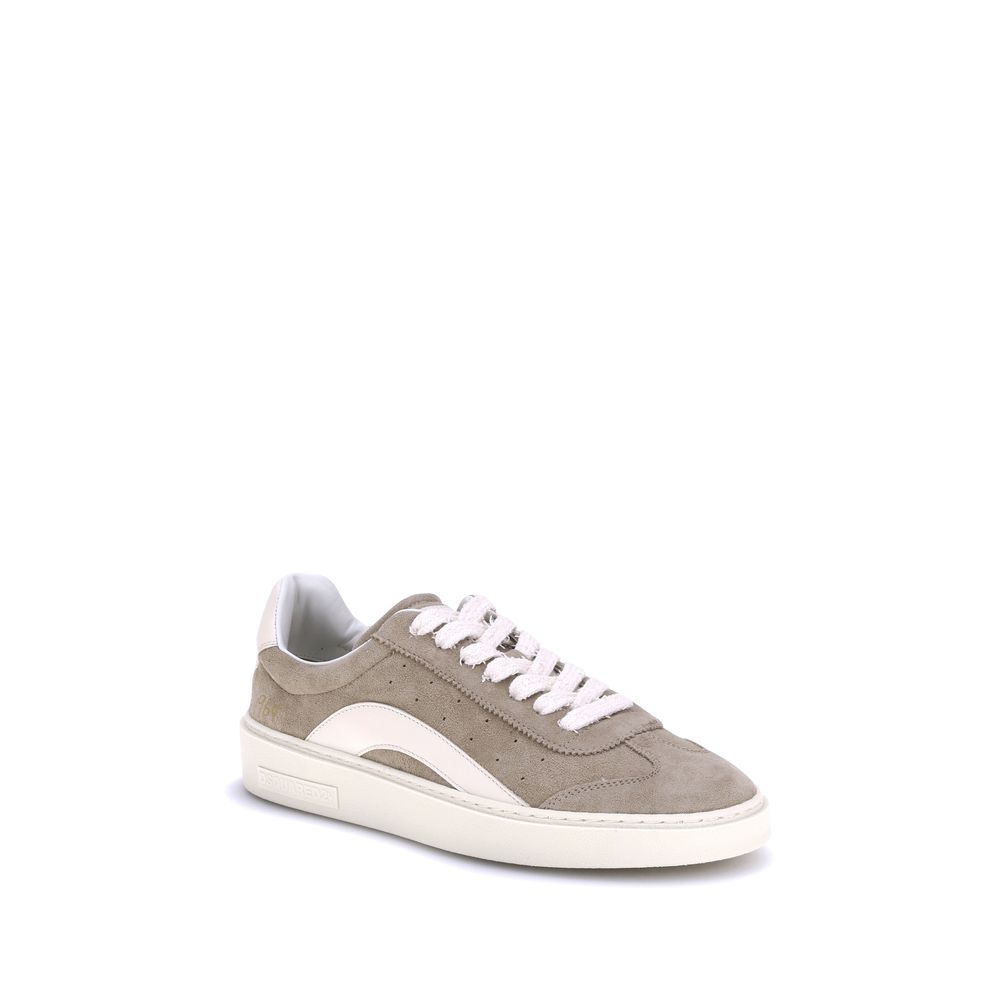 Baskets Dsquared2 en cuir suédé grises
